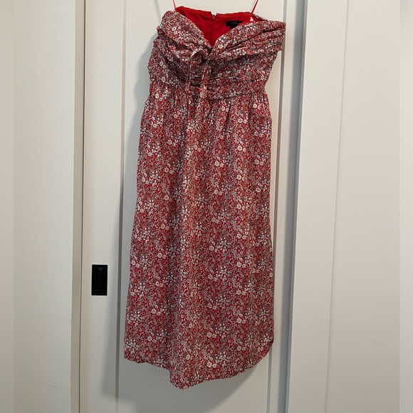 J. Crew Strapless Liberty Dress - Picture 9 of 10